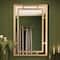 Hello Honey® 40" Geometric Art Deco Glass Wall Mirror